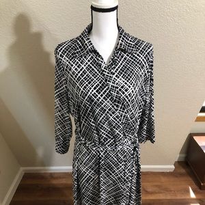 Black and white dress